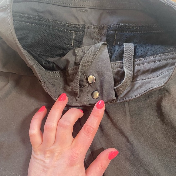 Prana Alana Shorts in a dark iron or grey color - Picture 7 of 10